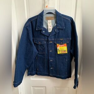 NWT Wrangler Cowboy Cut Denim Jacket XXL